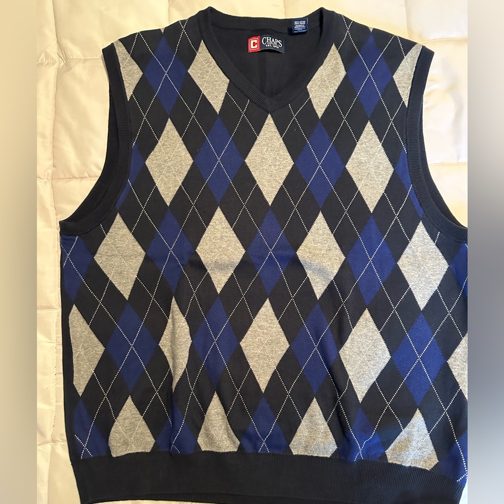 Argyle sweater vest